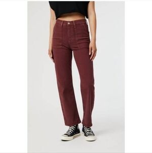 Nwt! MAVI Shelia Jeans in Port Luxe Twill Sz 26x29